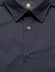 G-Star RAW - Dressed Super Slim Shirt l\s - tavalised t-särgid - mazarine blue - 2