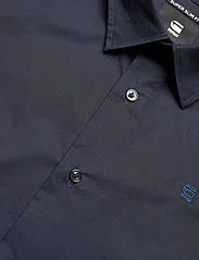 G-Star RAW - Dressed Super Slim Shirt l\s - tavalised t-särgid - mazarine blue - 3