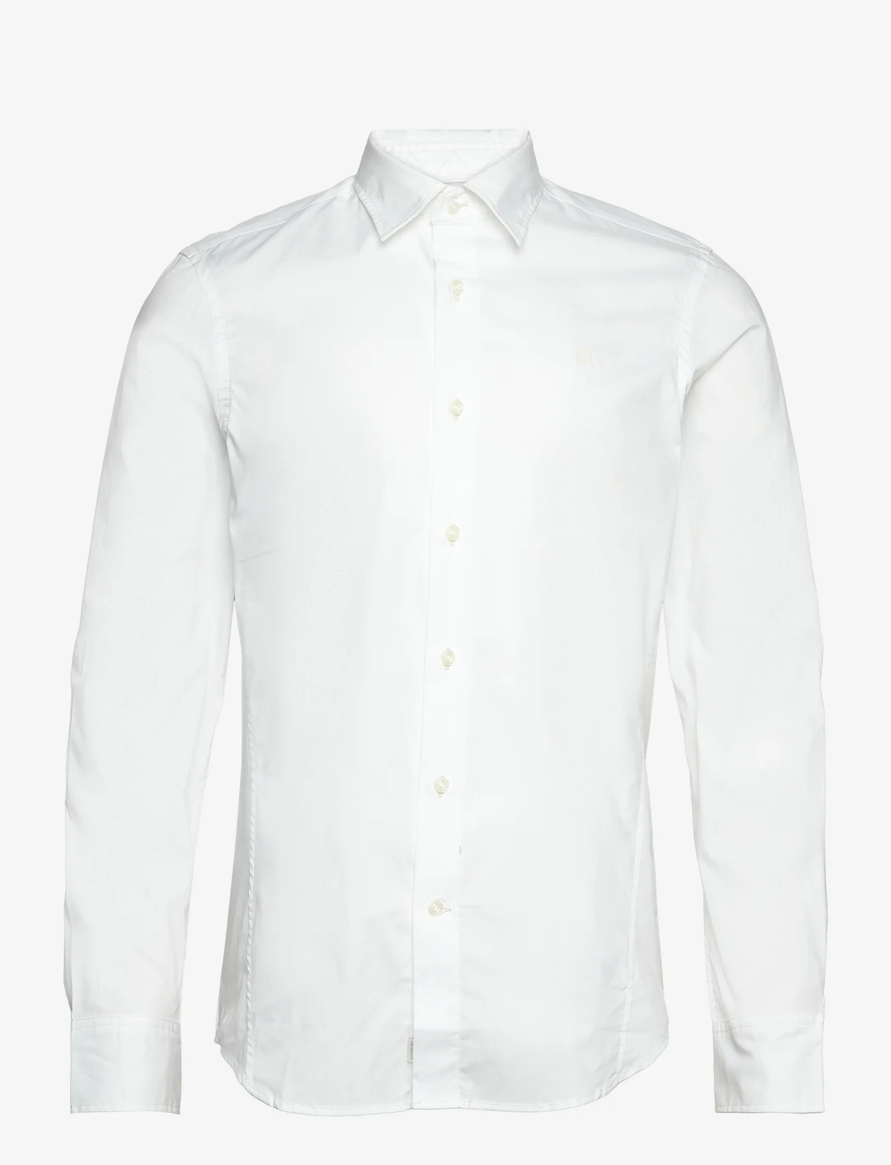 G-Star RAW - Dressed Super Slim Shirt l\s - peruskauluspaidat - white - 0