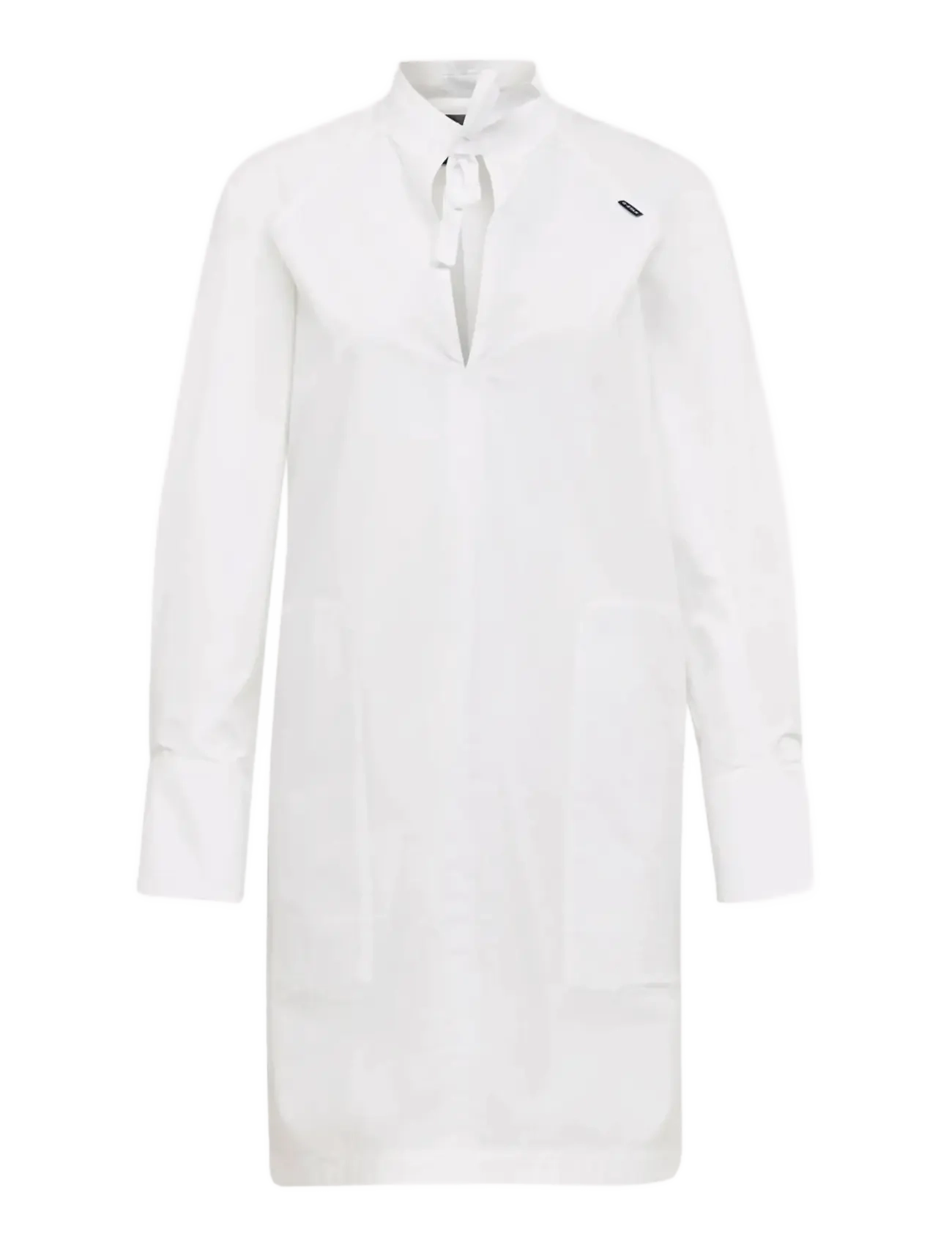 G-Star - V-neck tunic dress l\s - sommerkjoler - white - 1