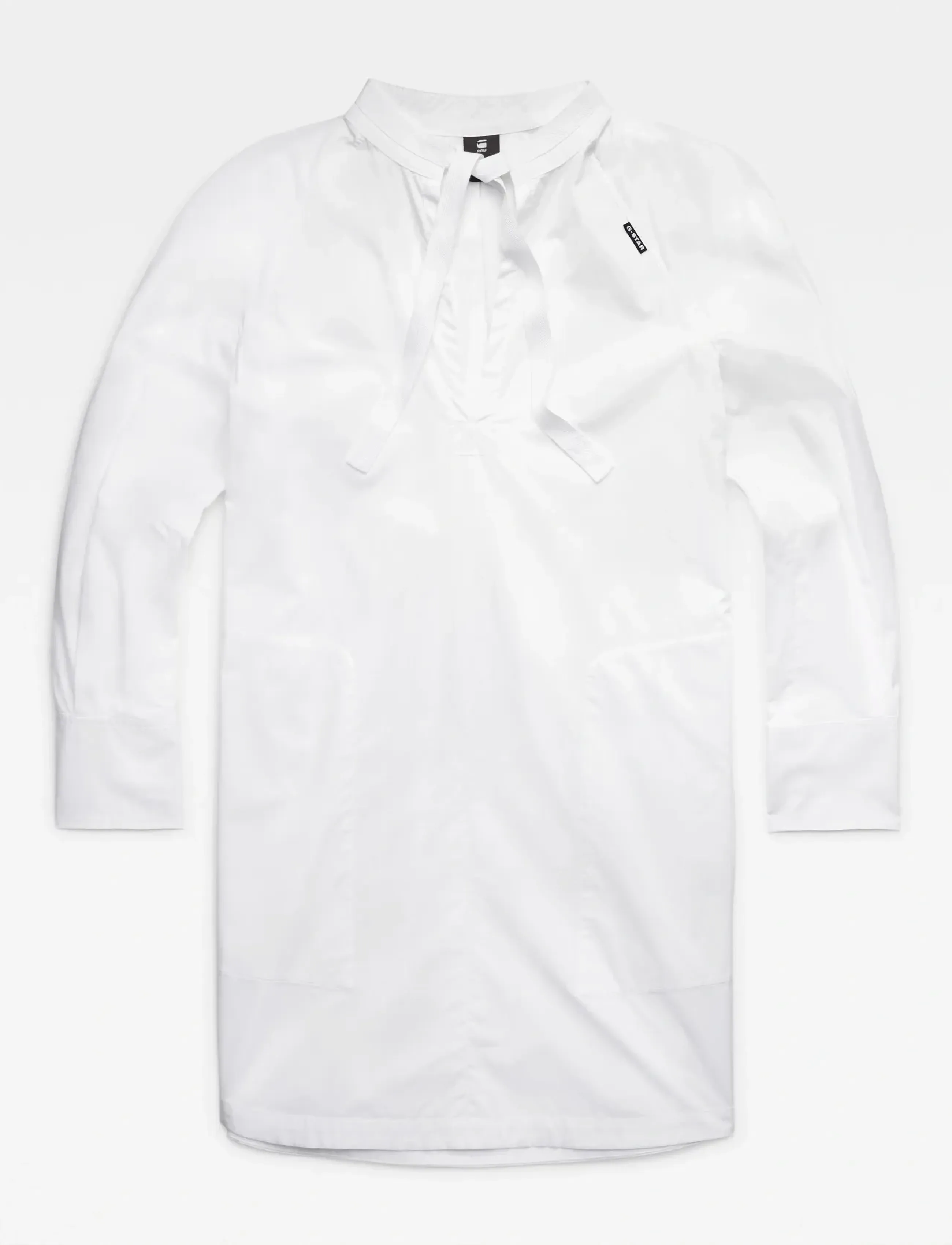 G-Star - V-neck tunic dress l\s - sommerkjoler - white - 3