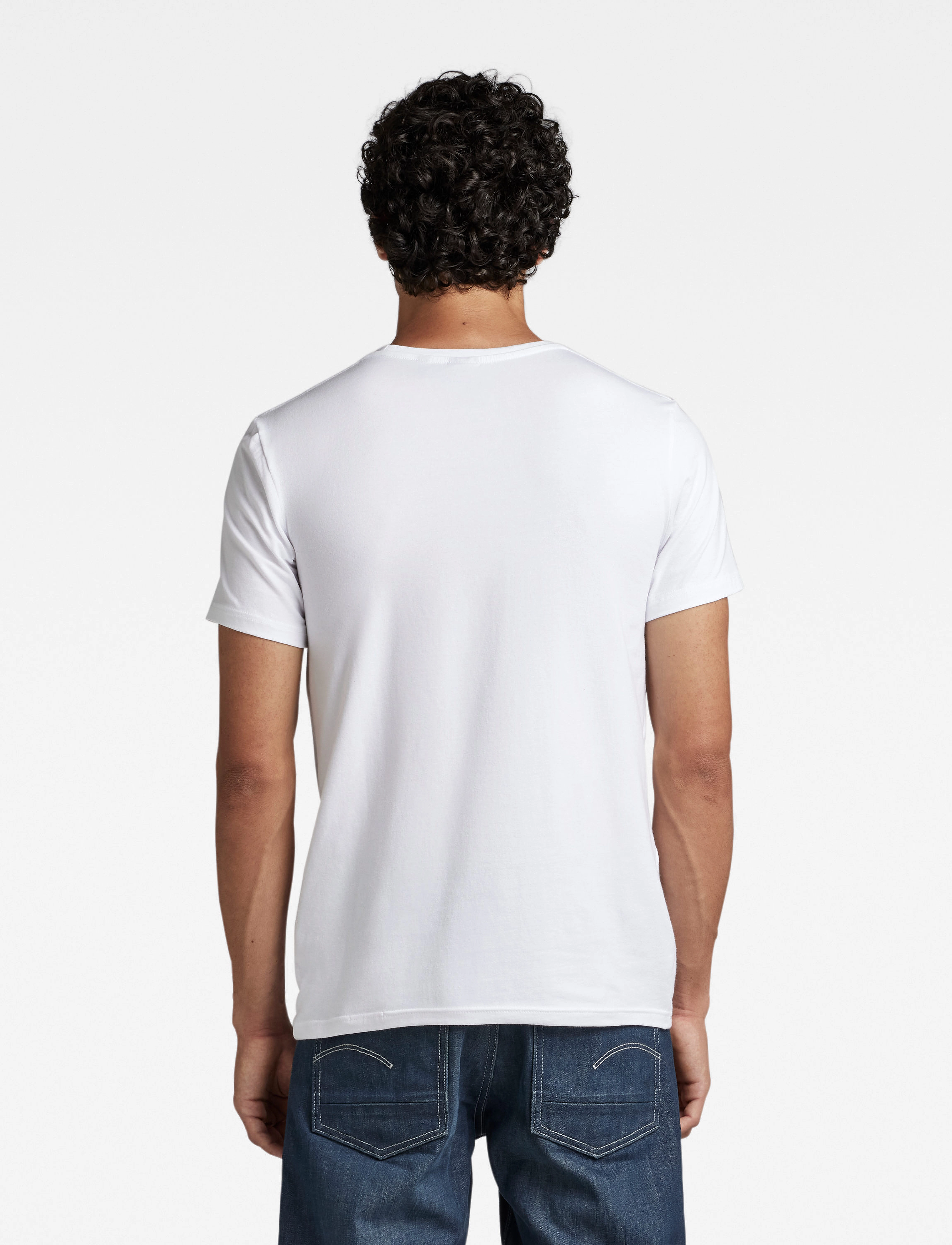 G-Star - Slim base r t s\s - white - 3
