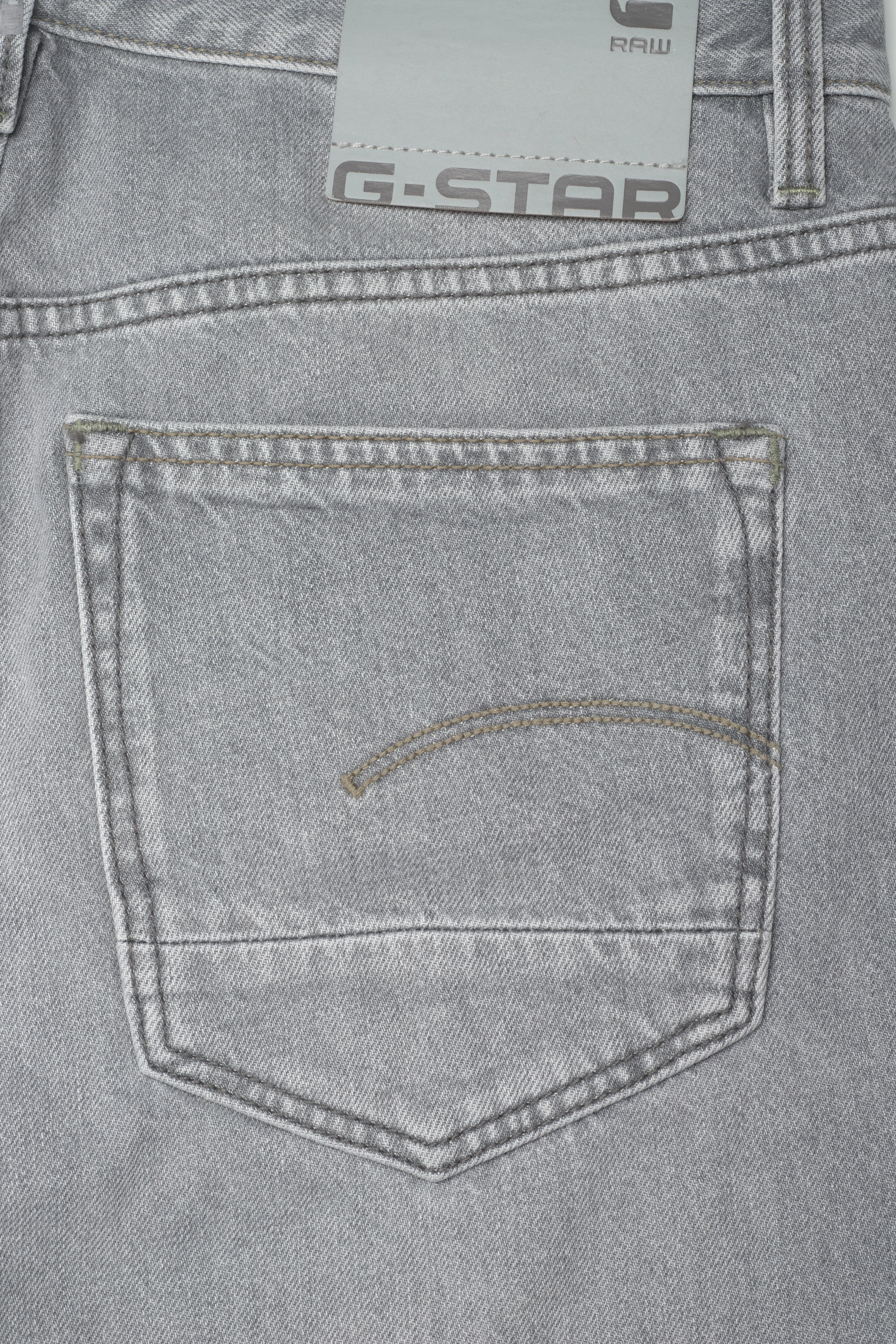 G-Star - Triple A Regular Straight - faded grey limestone - 4