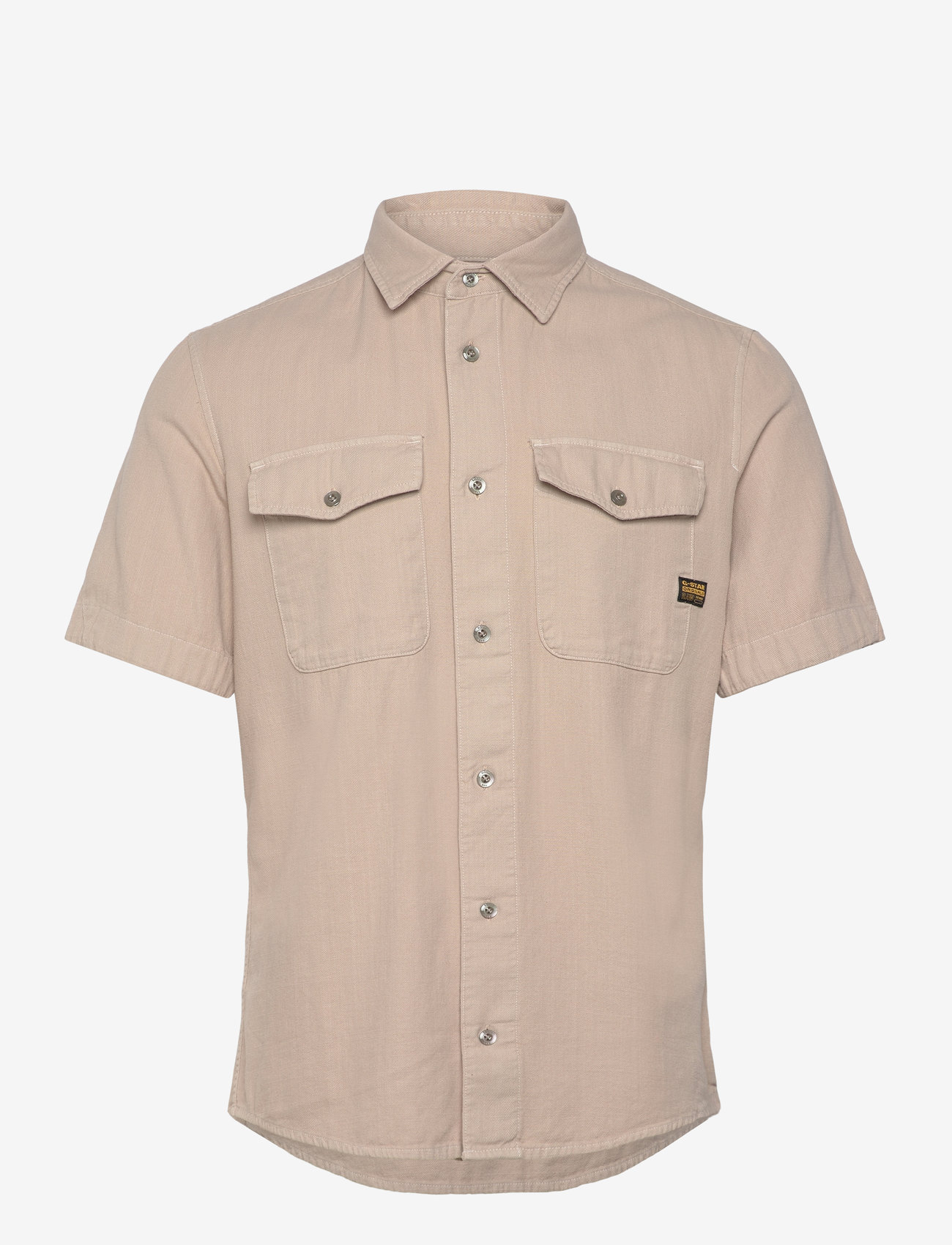 G-Star - Marine Slim Shirt s\s - lühikeste varrukatega särgid - dk brick gd - 1