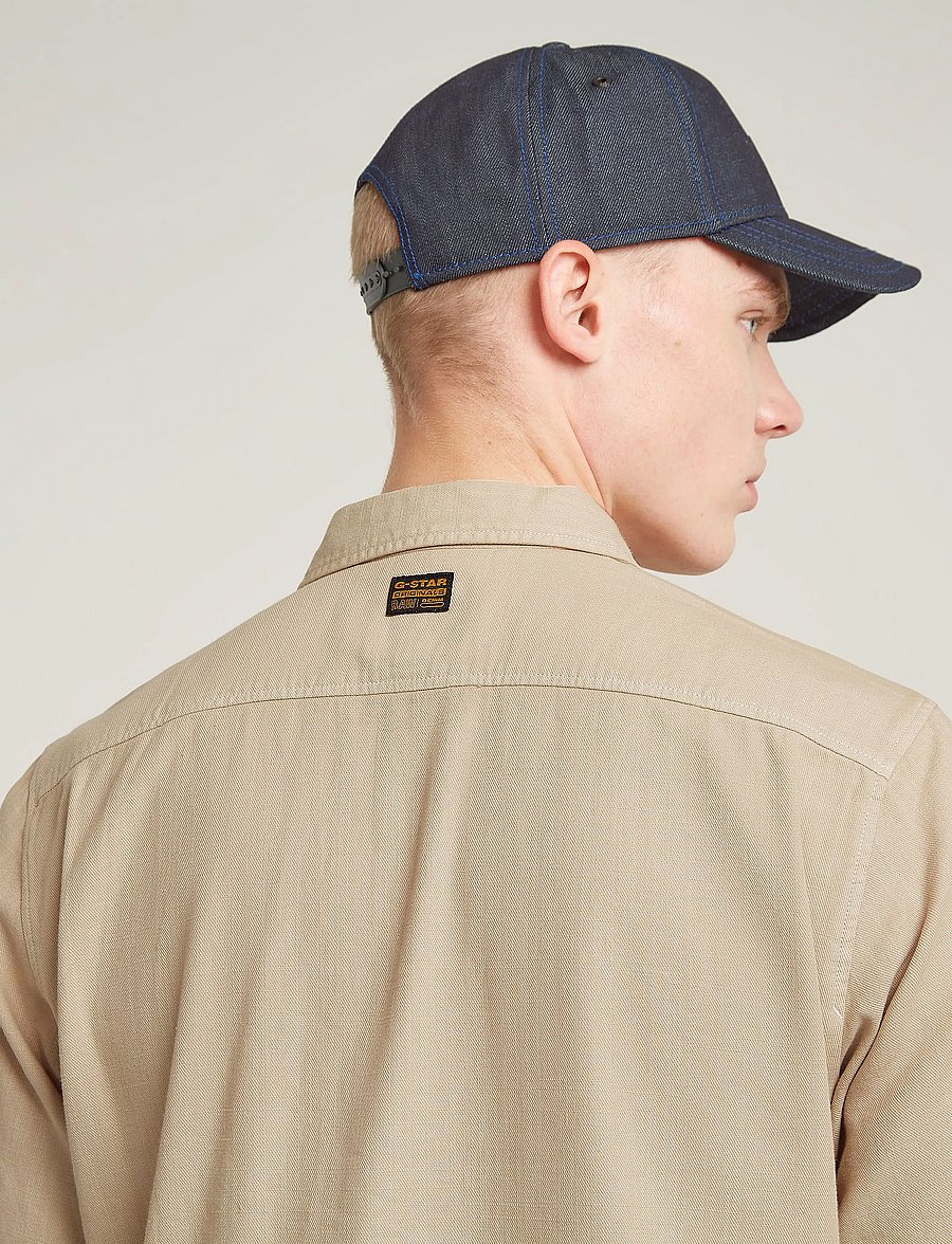 G-Star - Marine Slim Shirt s\s - lühikeste varrukatega särgid - dk brick gd - 5