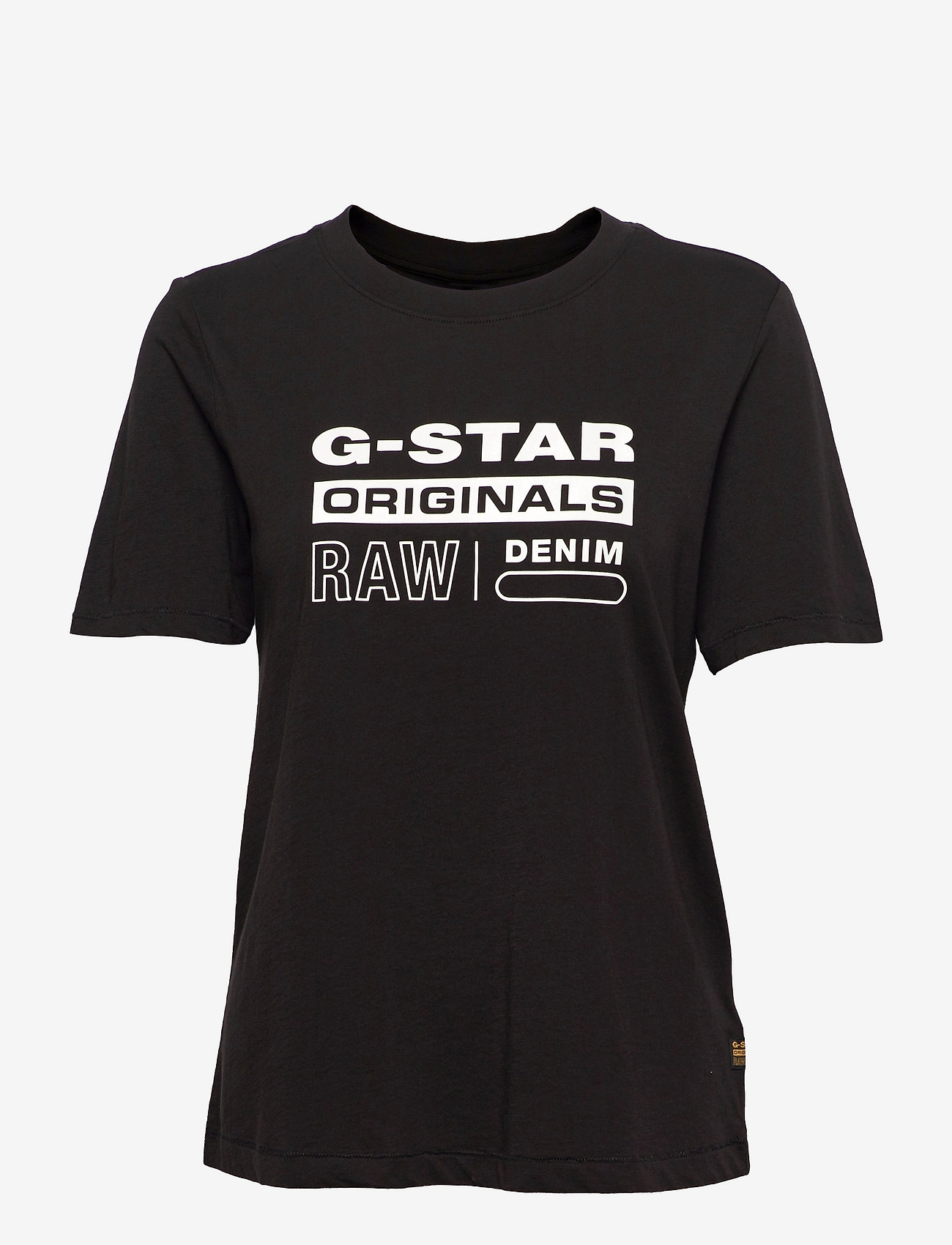 G-Star RAW - Originals label r t wmn - mažiausios kainos - dk black - 0