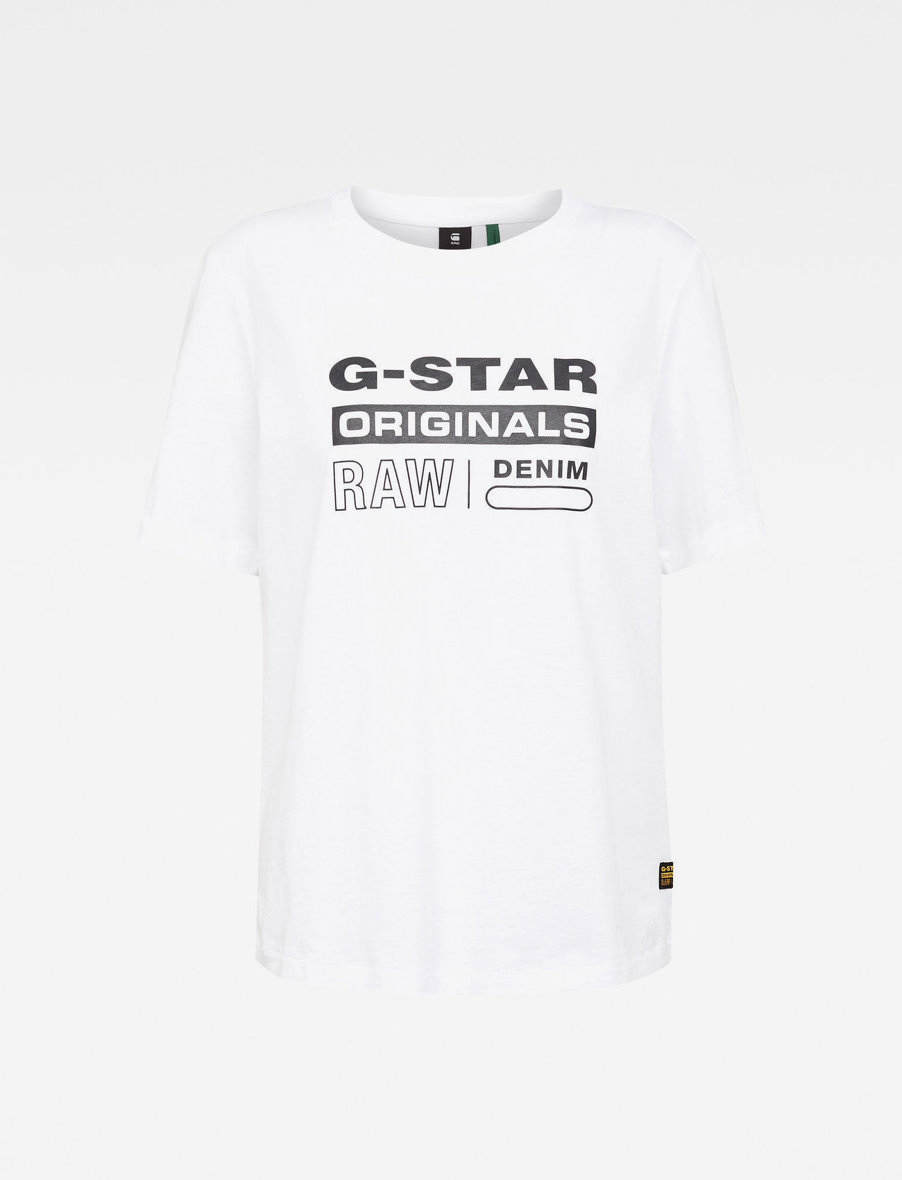 G-Star RAW - Originals label r t wmn - mažiausios kainos - white - 0