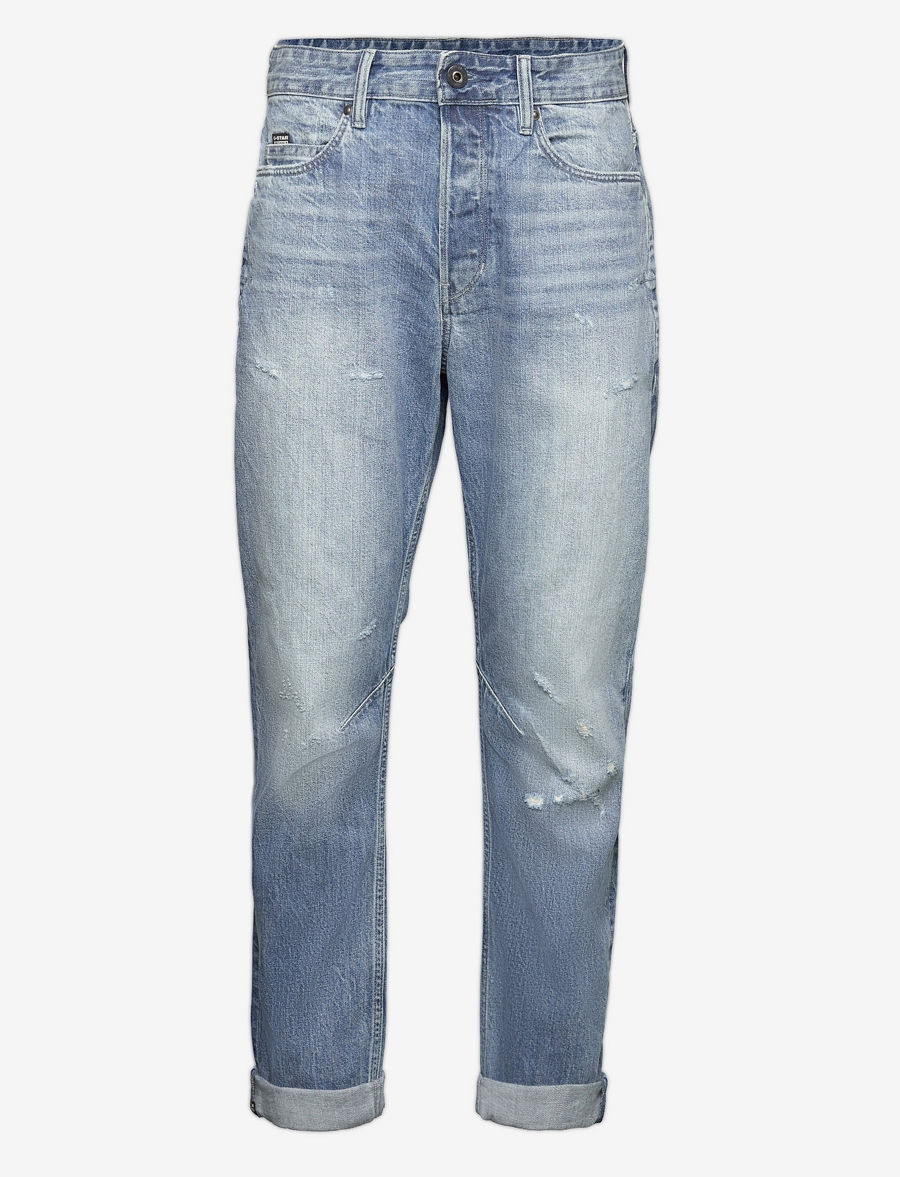 G-Star RAW - A-Staq Tapered - sun faded ice fog destroyed - 0