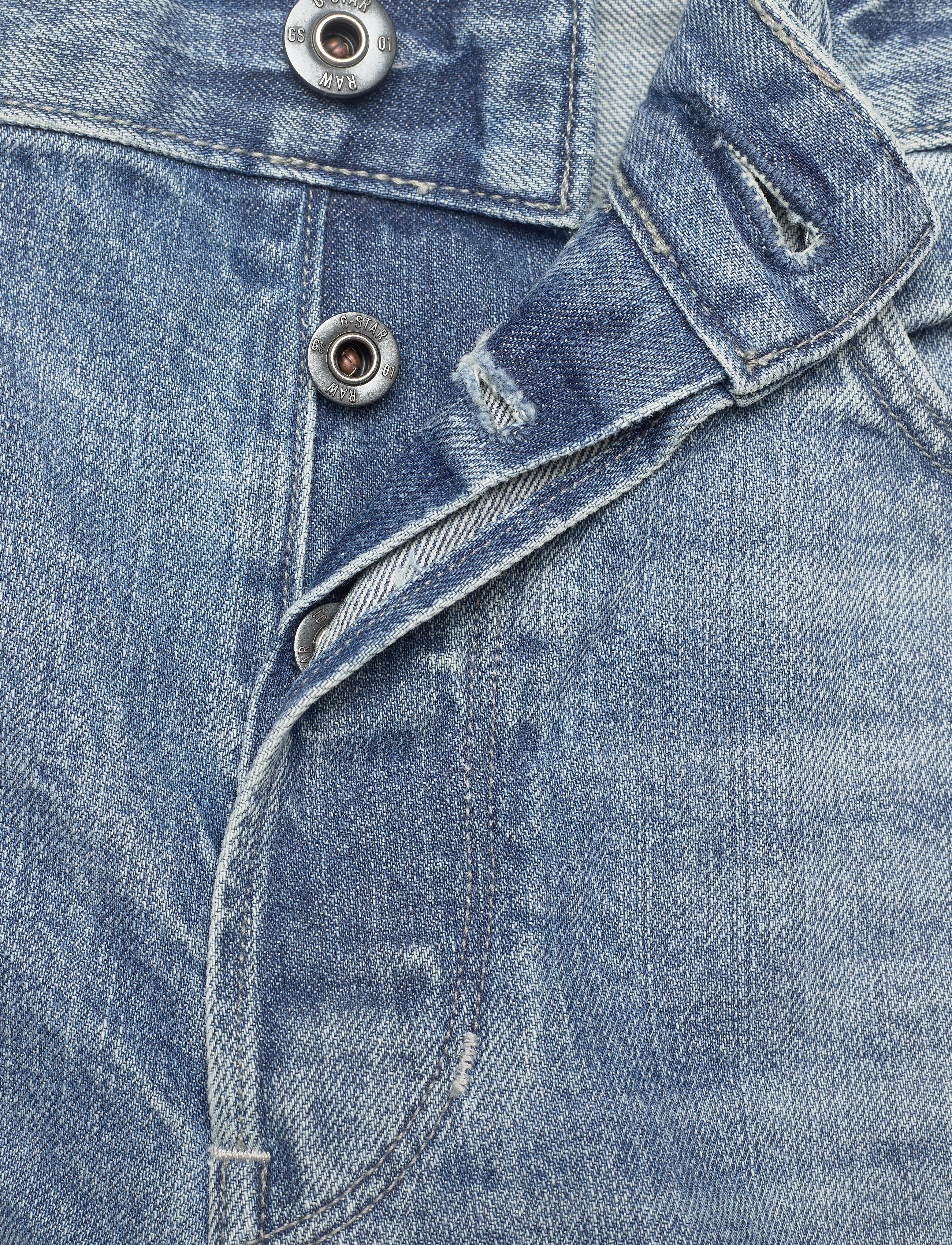 G-Star RAW - A-Staq Tapered - sun faded ice fog destroyed - 3