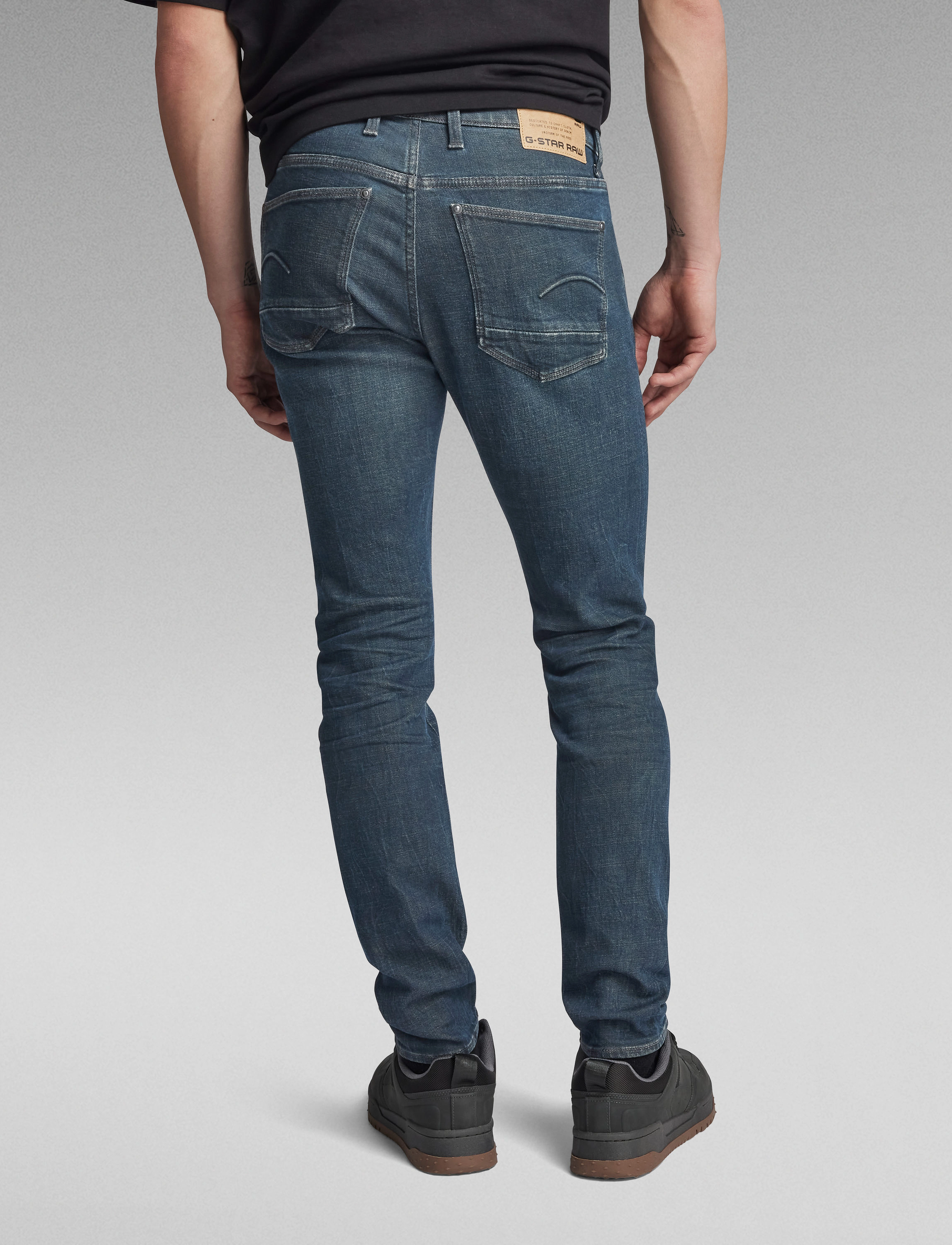G-Star RAW - Revend FWD Skinny - worn in tornado - 3