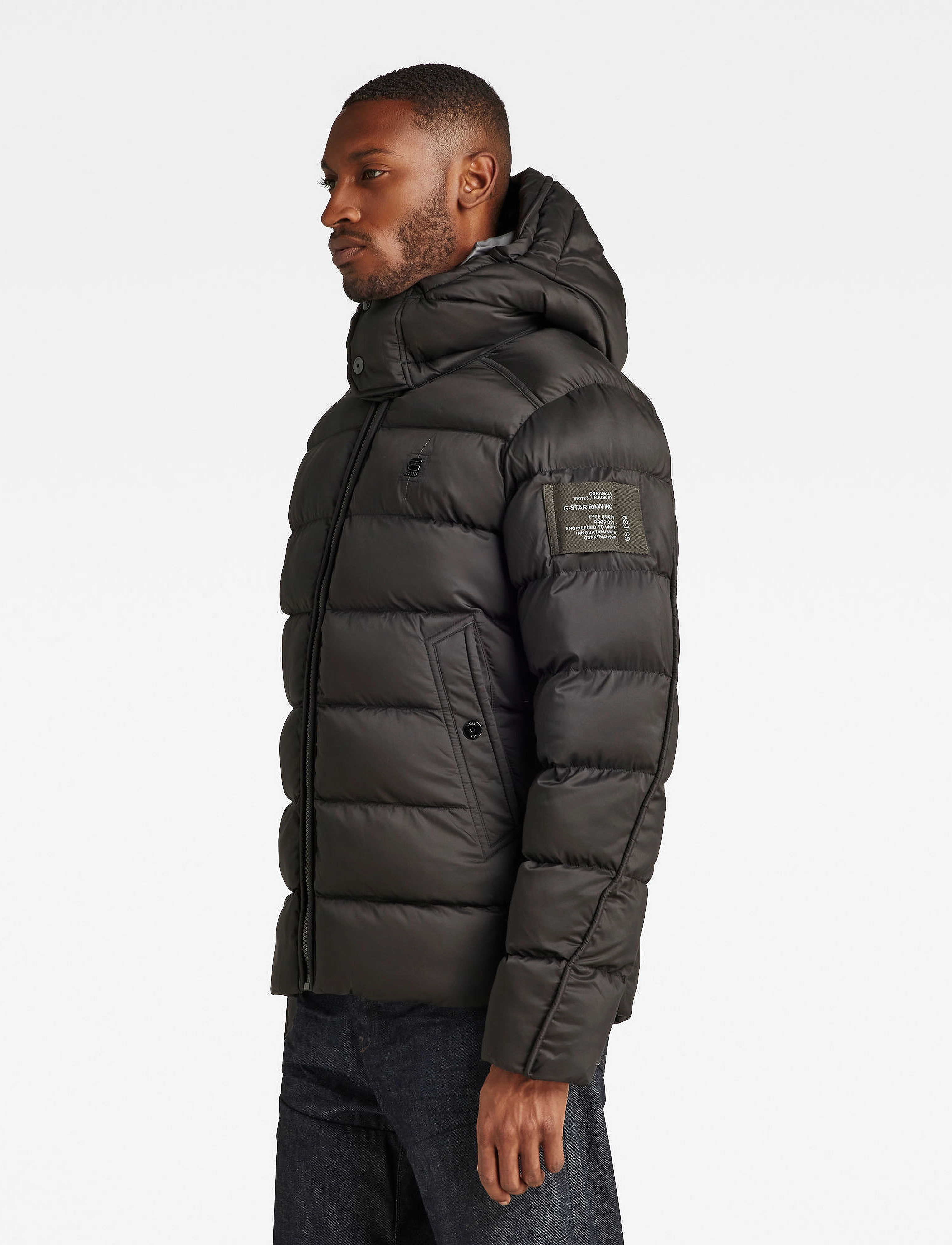 G-Star RAW - G- Whistler Pdd Hdd Jkt - dk black - 4