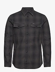 G-Star RAW - Marine slim shirt l\s - koszule w kratkę - dk black vanderbilt check - 0