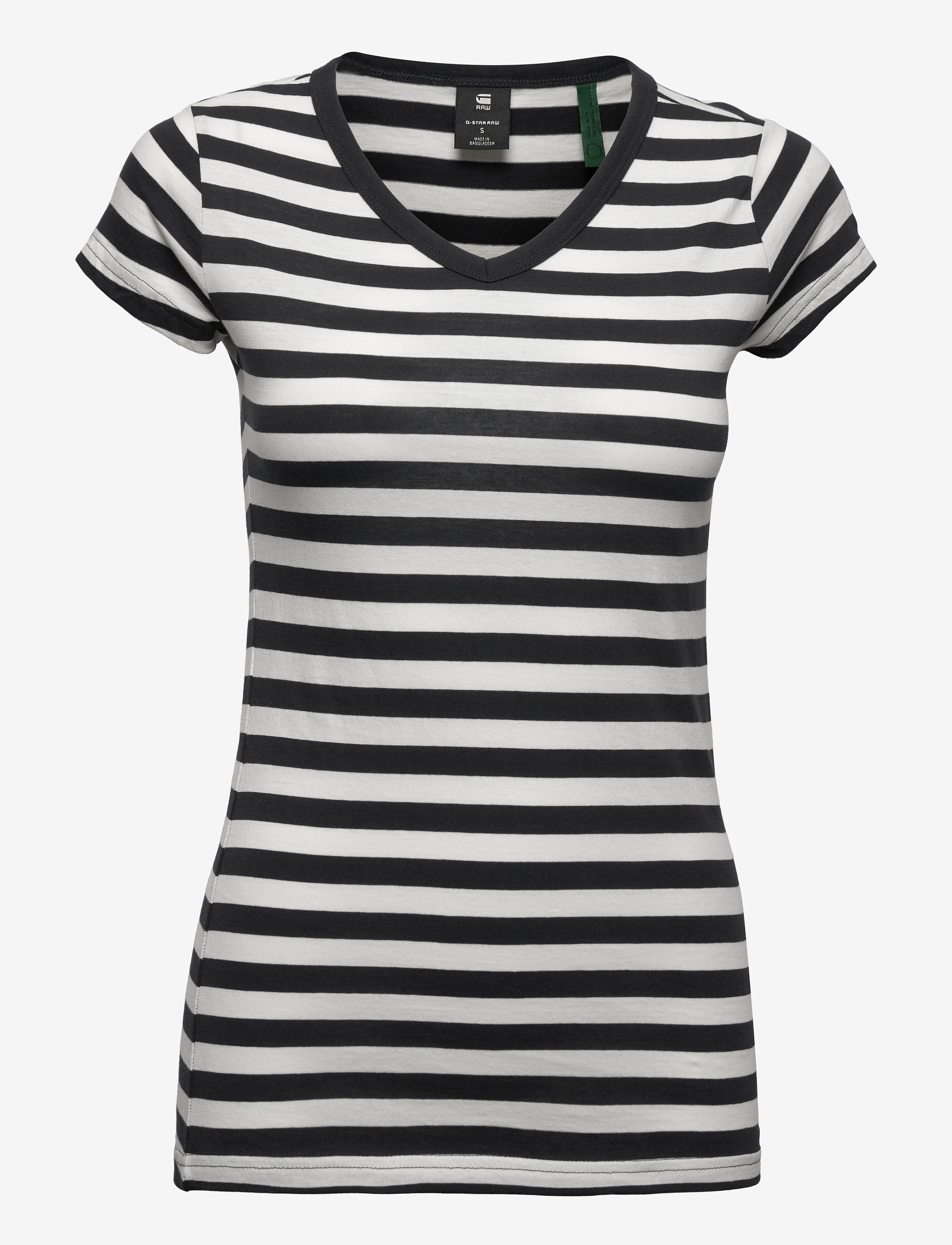 G-Star RAW - Eyben slim v wmn s\s - milk/salute - 0