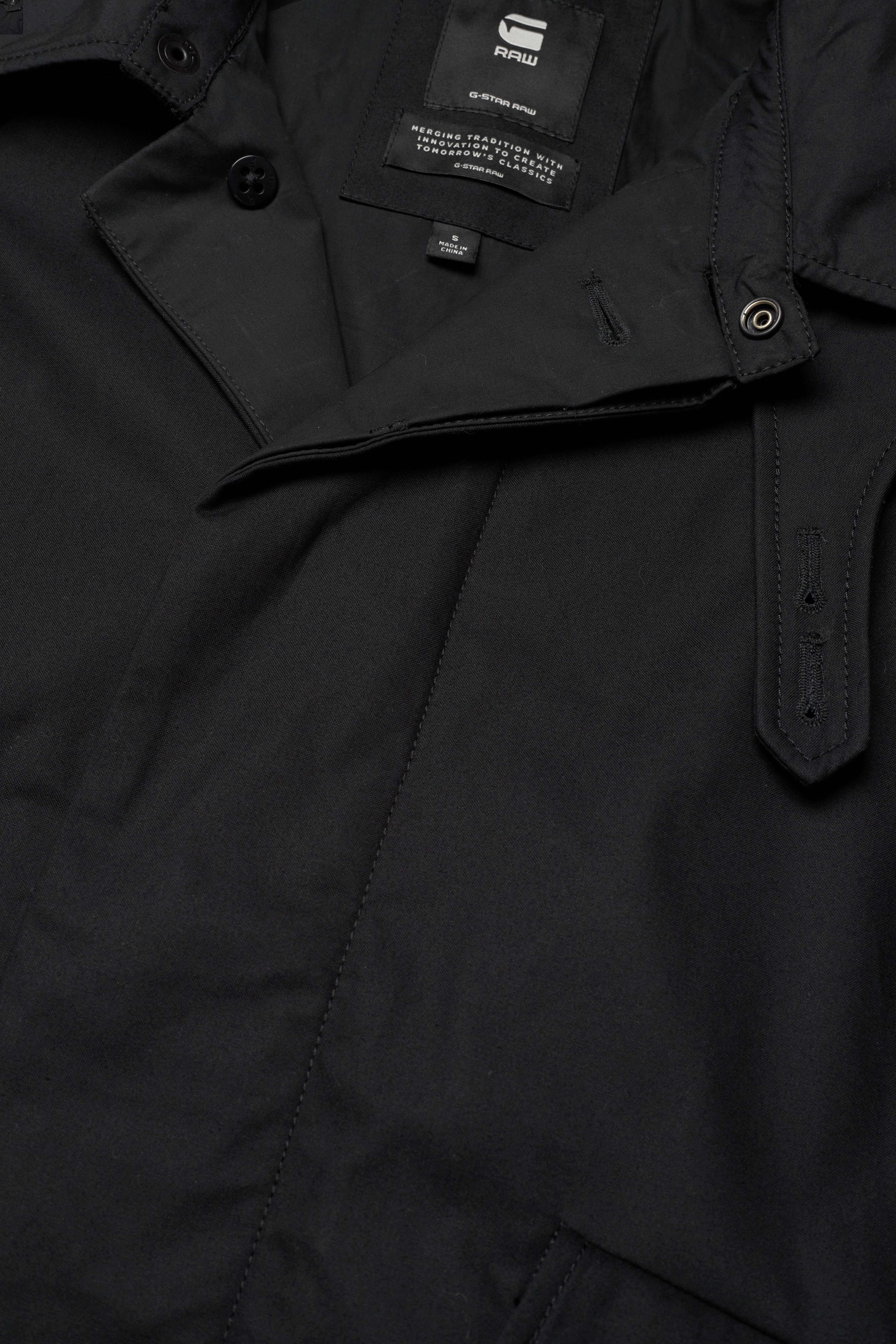G-Star RAW - Rider trench - dk black - 2