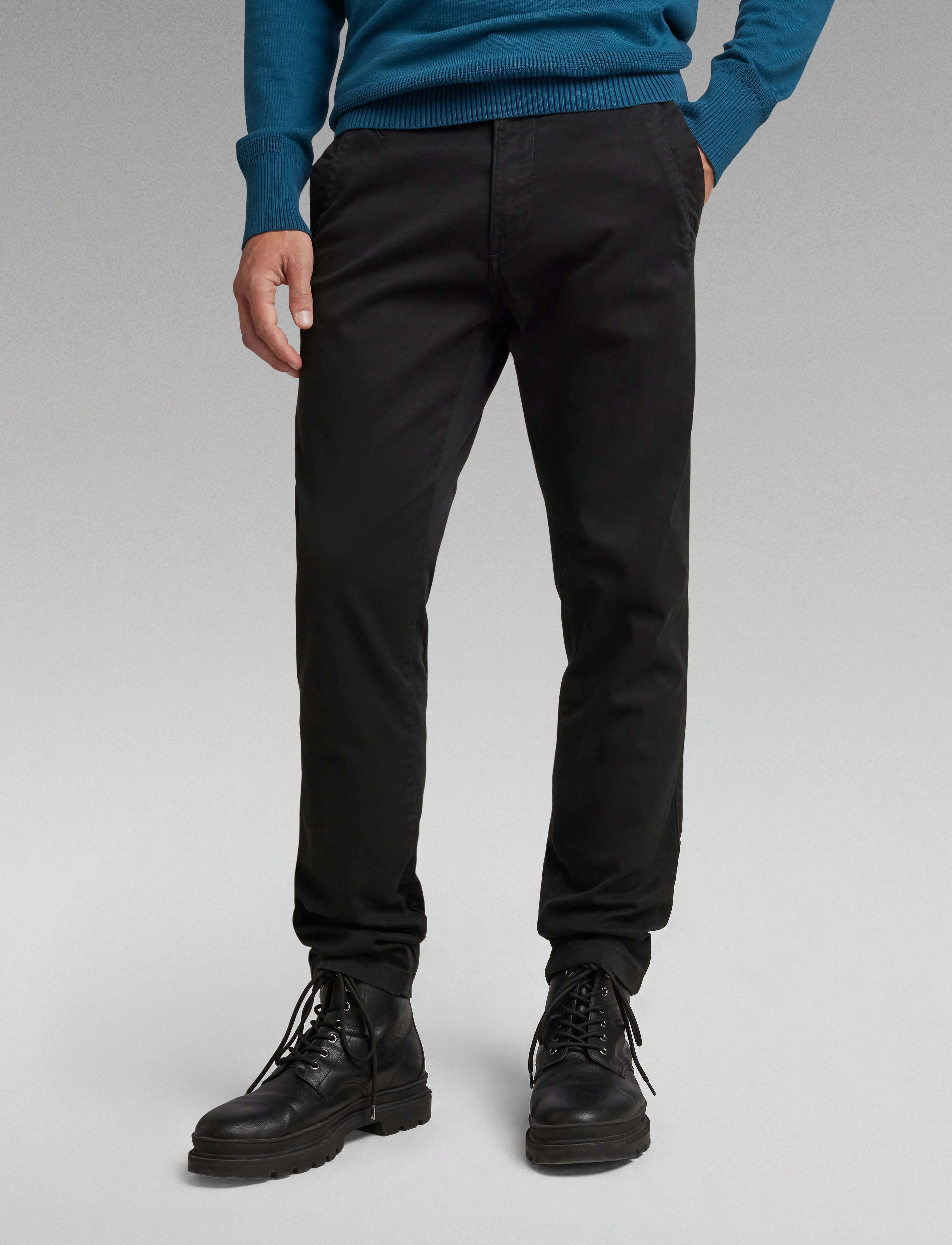 G-Star - Bronson 2.0 slim chino - chinosy - dk black - 2