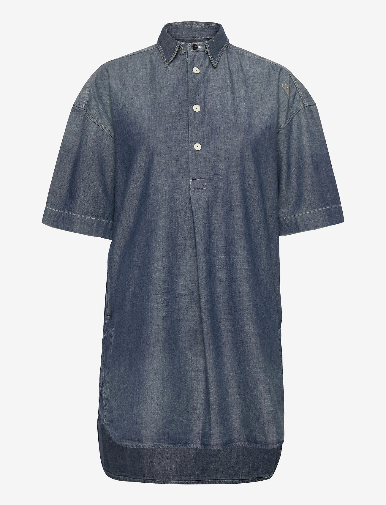 G-Star - Shirt dress ss - skjortekjoler - antic faded aegean blue - 1