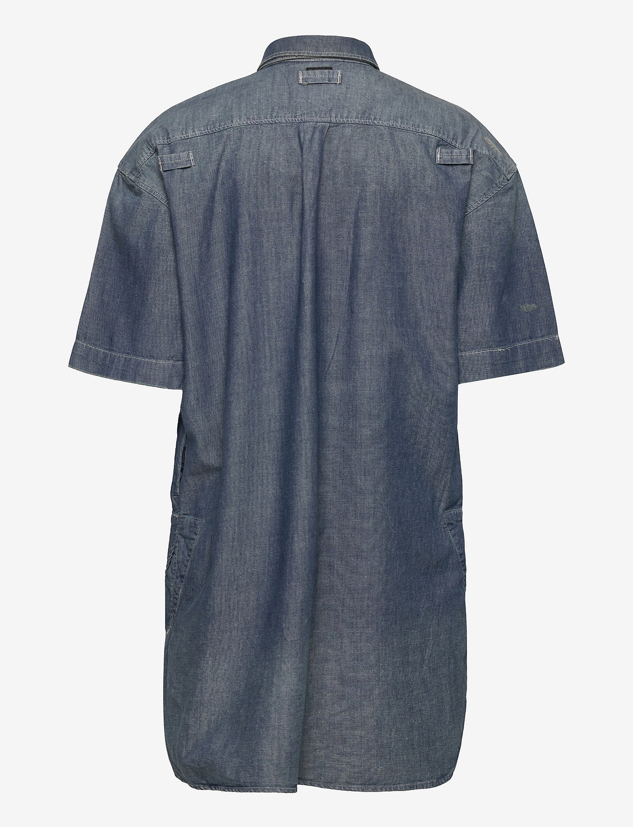 G-Star RAW - Shirt dress ss - skjortklänningar - antic faded aegean blue - 1