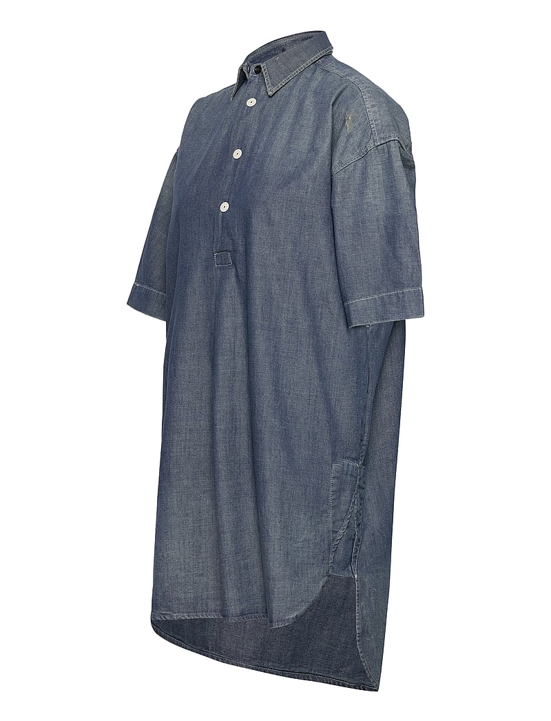G-Star - Shirt dress ss - skjortekjoler - antic faded aegean blue - 3