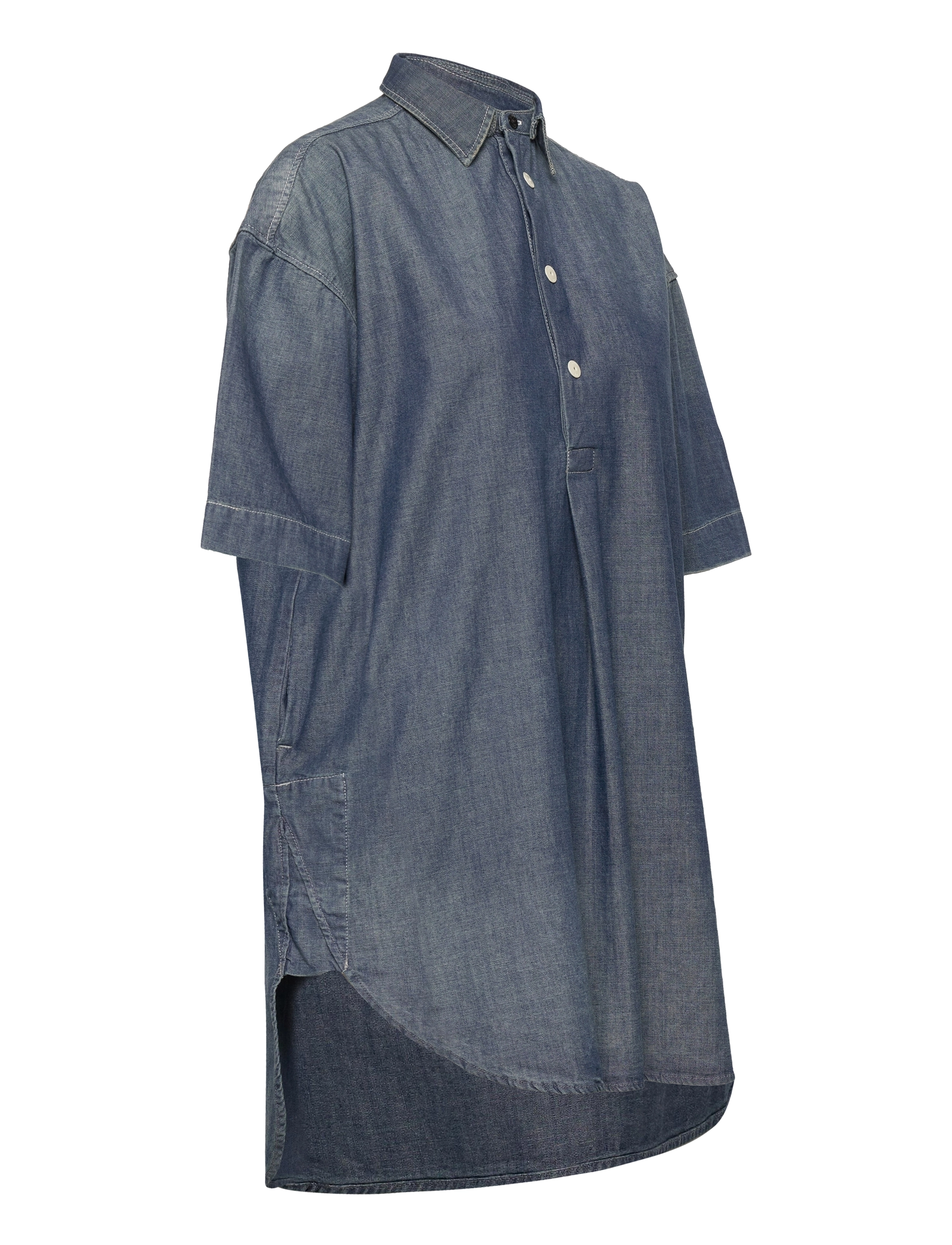 G-Star - Shirt dress ss - robes chemises - antic faded aegean blue - 4