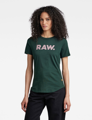 G-Star RAW - RAW. slim r t wmn - mažiausios kainos - laub - 2