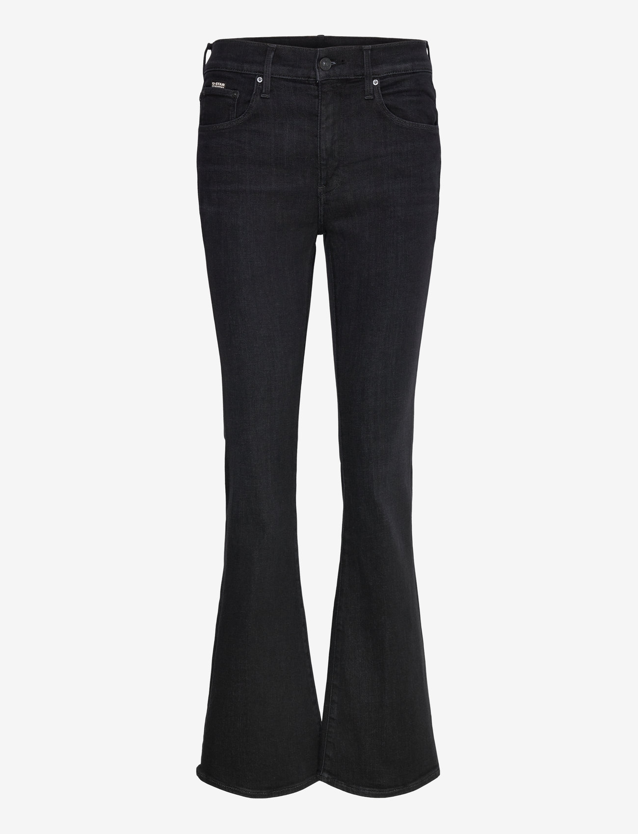 G-Star - 3301 Flare Wmn - flared jeans - worn in black vortex - 1