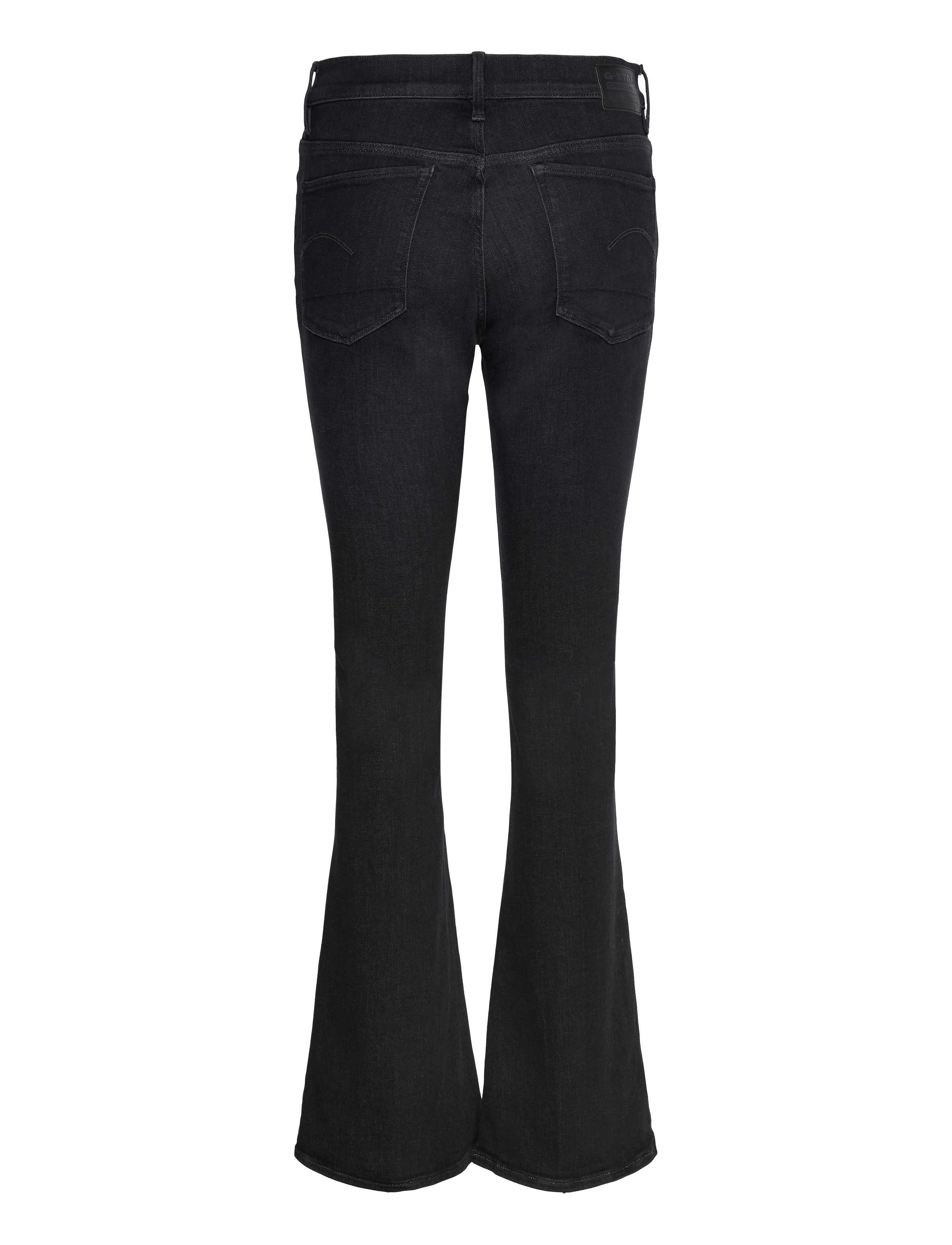 G-Star - 3301 Flare Wmn - worn in black vortex - 2