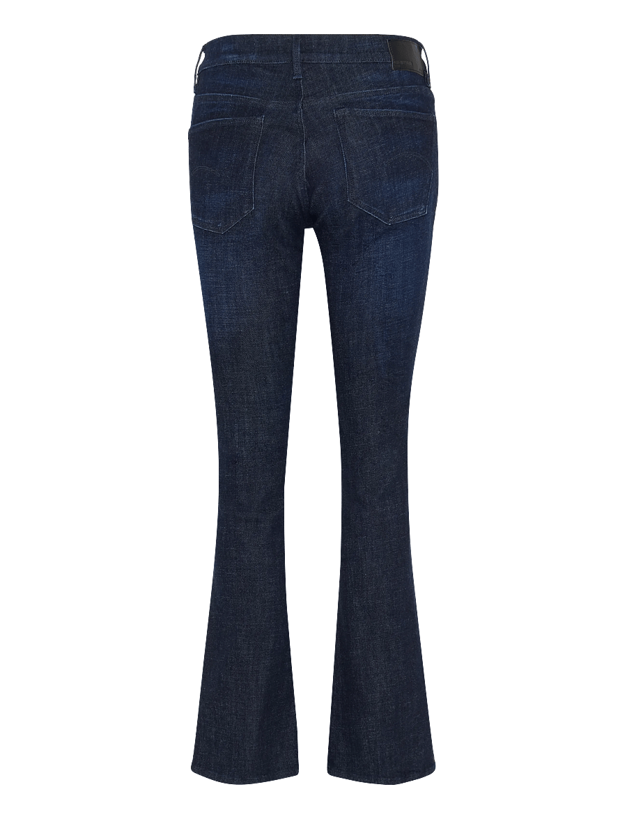 G-Star - 3301 Flare Wmn - utsvängda jeans - worn in chopper - 2