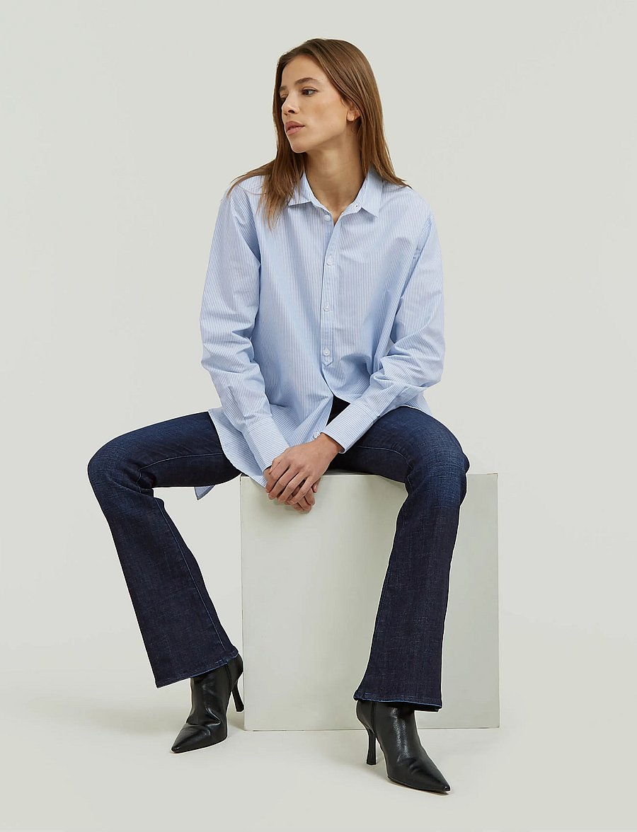 G-Star - 3301 Flare Wmn - utsvängda jeans - worn in chopper - 5