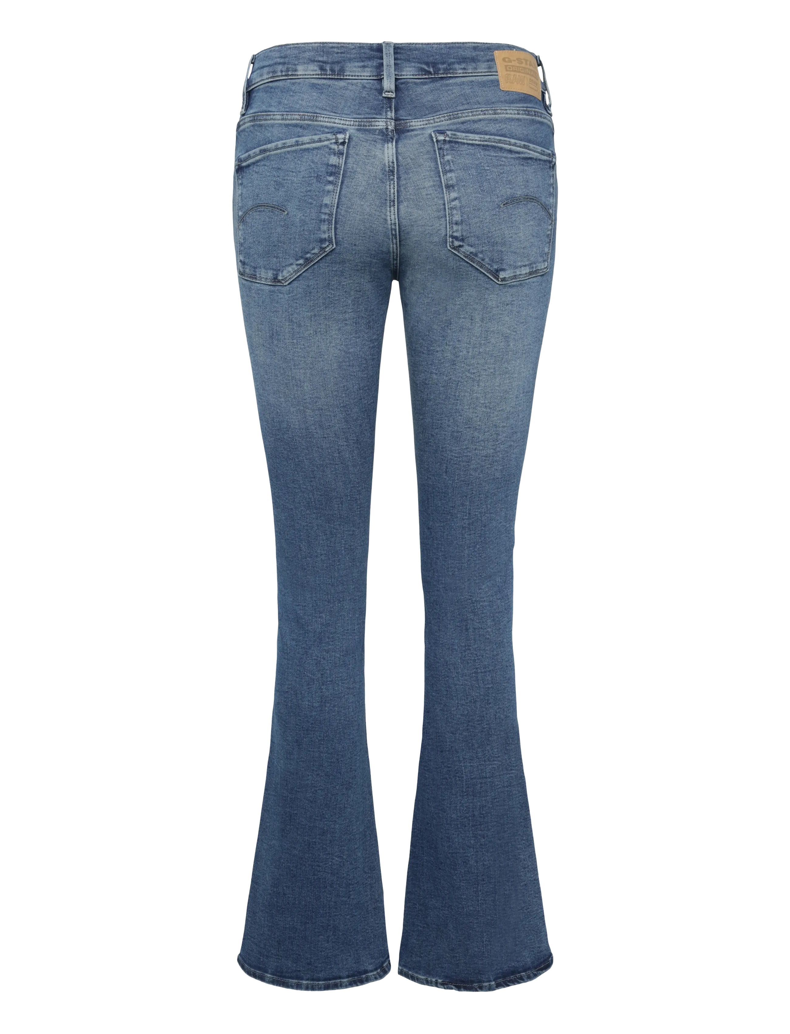 G-Star - 3301 Flare Wmn - schlaghosen - worn in icy blue - 2