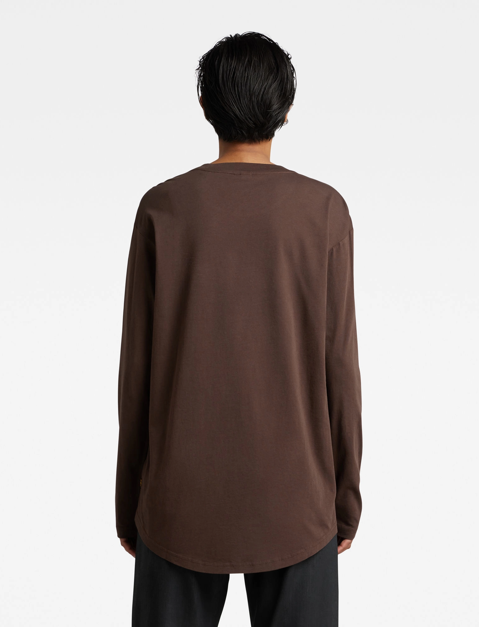 G-Star RAW - Lash fem loose r t l\s wmn - chocolat - 3