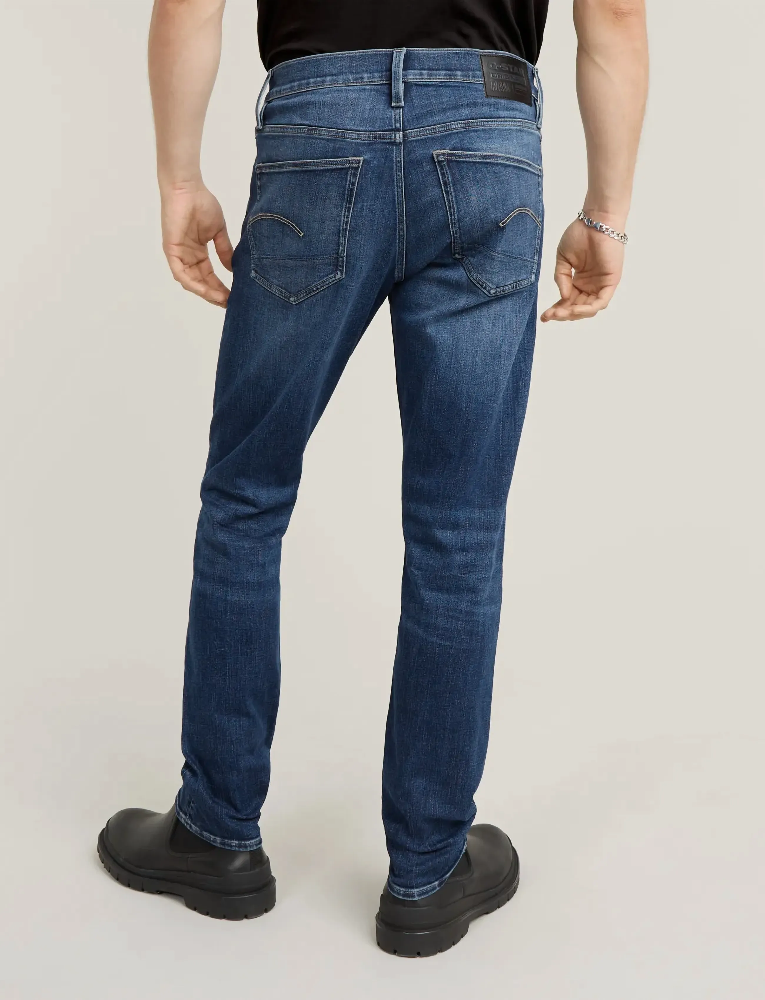 G-Star - 3301 Slim Z - housut & farkut - medium aged - 3
