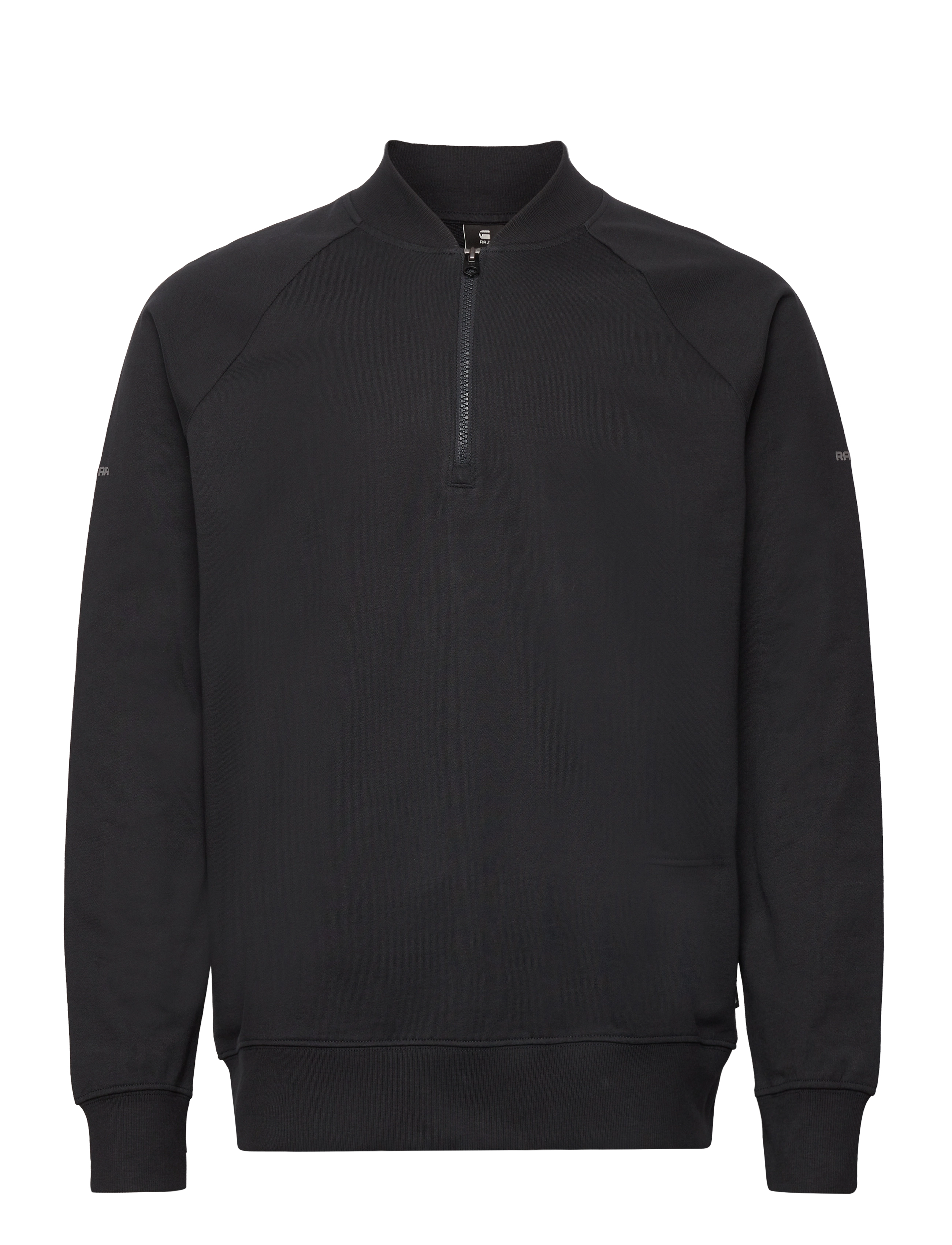 G-Star RAW - Bomber tweeter half zip l\s - caviar - 0