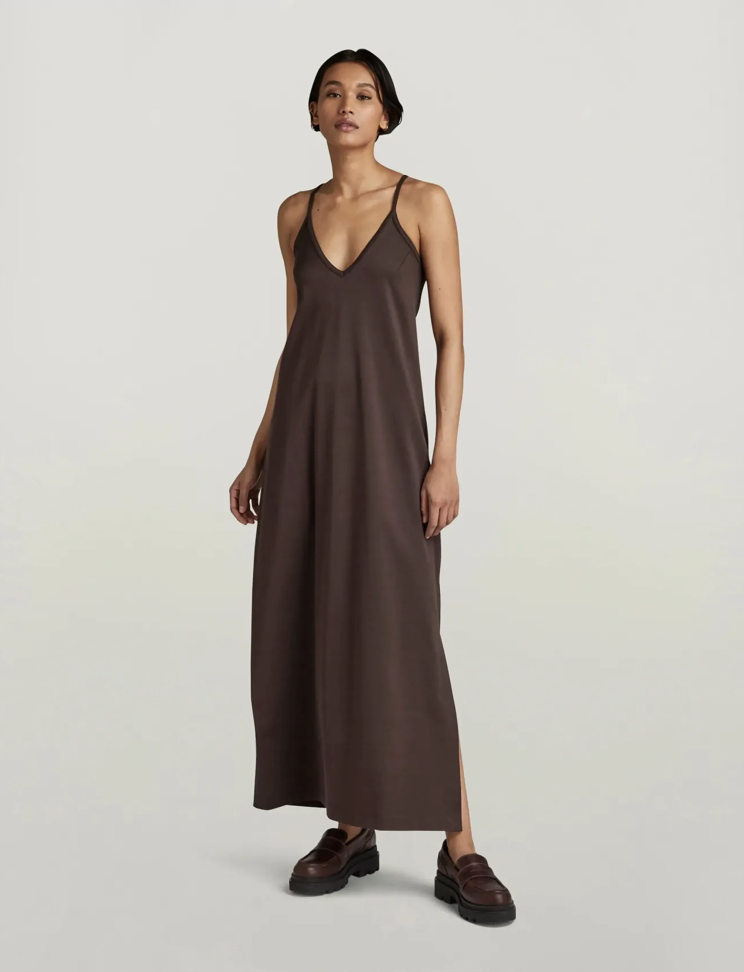 G-Star Slip dress loose s\l wmn - Kleidung - CHOCOLAT / brown