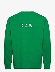 G-Star RAW - Back gr boxy l\s r t - basic t-shirts - jolly green - 1