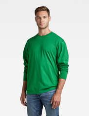 G-Star RAW - Back gr boxy l\s r t - basic t-shirts - jolly green - 2