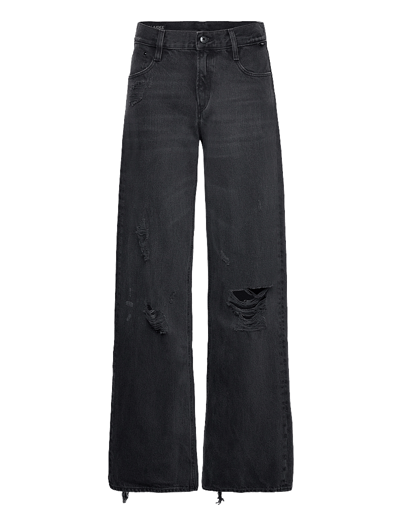 G-Star - Judee Loose Wmn - vida jeans - worn in black smoke ripped - 1