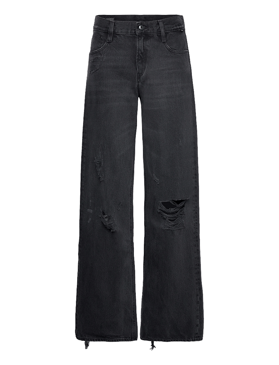 G-Star - Judee Loose Wmn - vida jeans - worn in black smoke ripped - 1