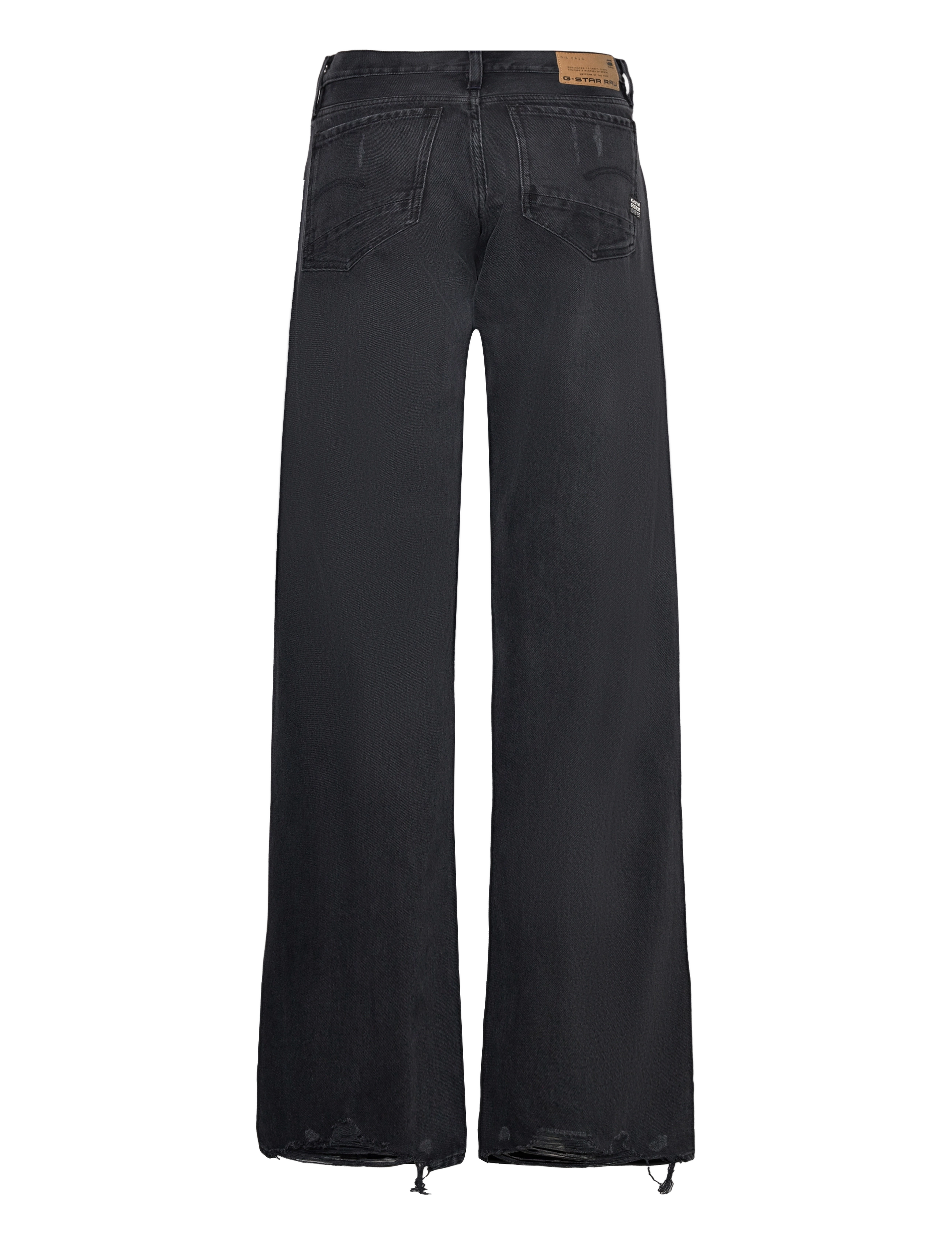 G-Star - Judee Loose Wmn - laia säärega teksad - worn in black smoke ripped - 2