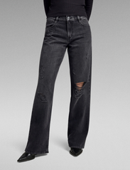 G-Star RAW - Judee Loose Wmn - brede jeans - worn in black smoke ripped - 2