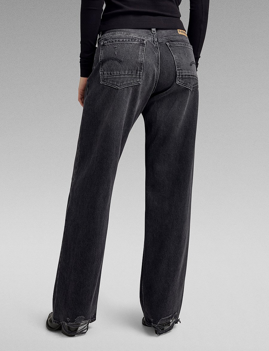 G-Star - Judee Loose Wmn - vida jeans - worn in black smoke ripped - 3
