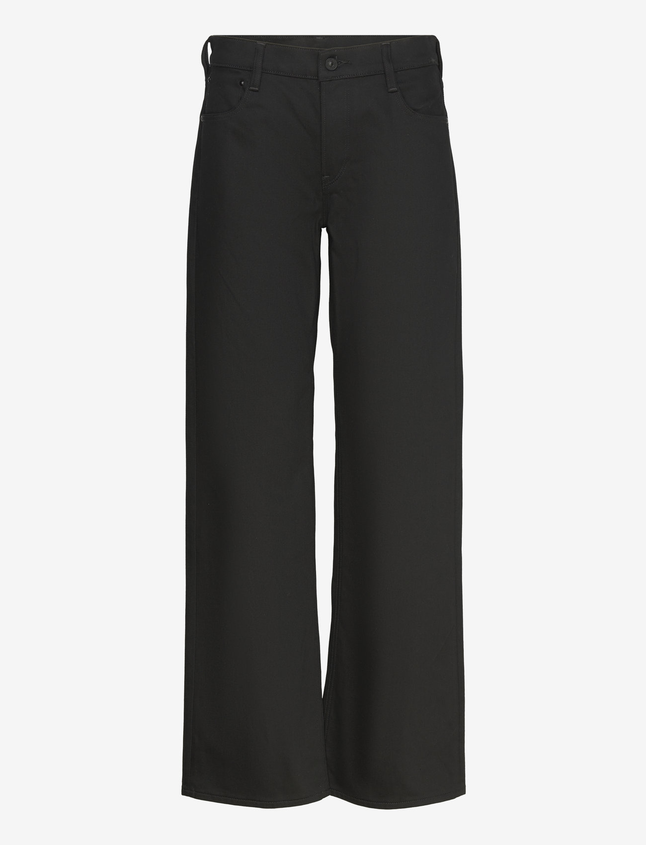 G-Star - Judee Loose Wmn - hosen mit weitem bein - pitch black - 1