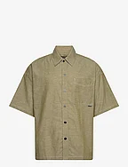 1 pocket boxy shirt s\s - AVOCADO/MILK