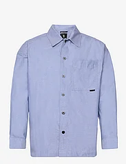 G-Star RAW - Boxy Fit shirt l\s - mężczyźni - deep wave/white oxford - 0