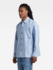G-Star RAW - Boxy Fit shirt l\s - heren - deep wave/white oxford - 2