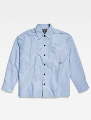 G-Star RAW - Boxy Fit shirt l\s - heren - deep wave/white oxford - 4
