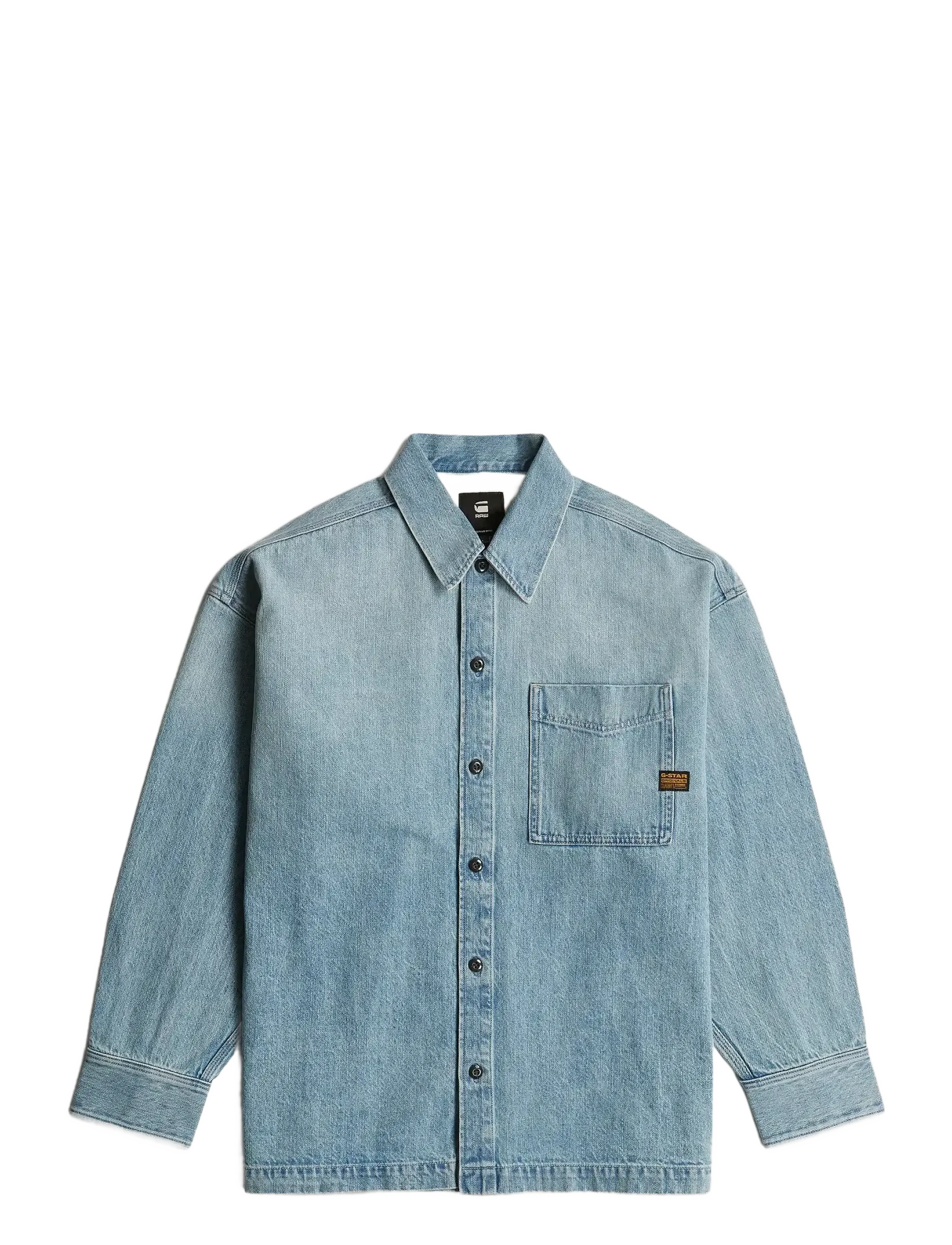 G-Star Boxy Fit shirt l\s - Kleidung - SUN FADED PACIFIC BLUE / blue