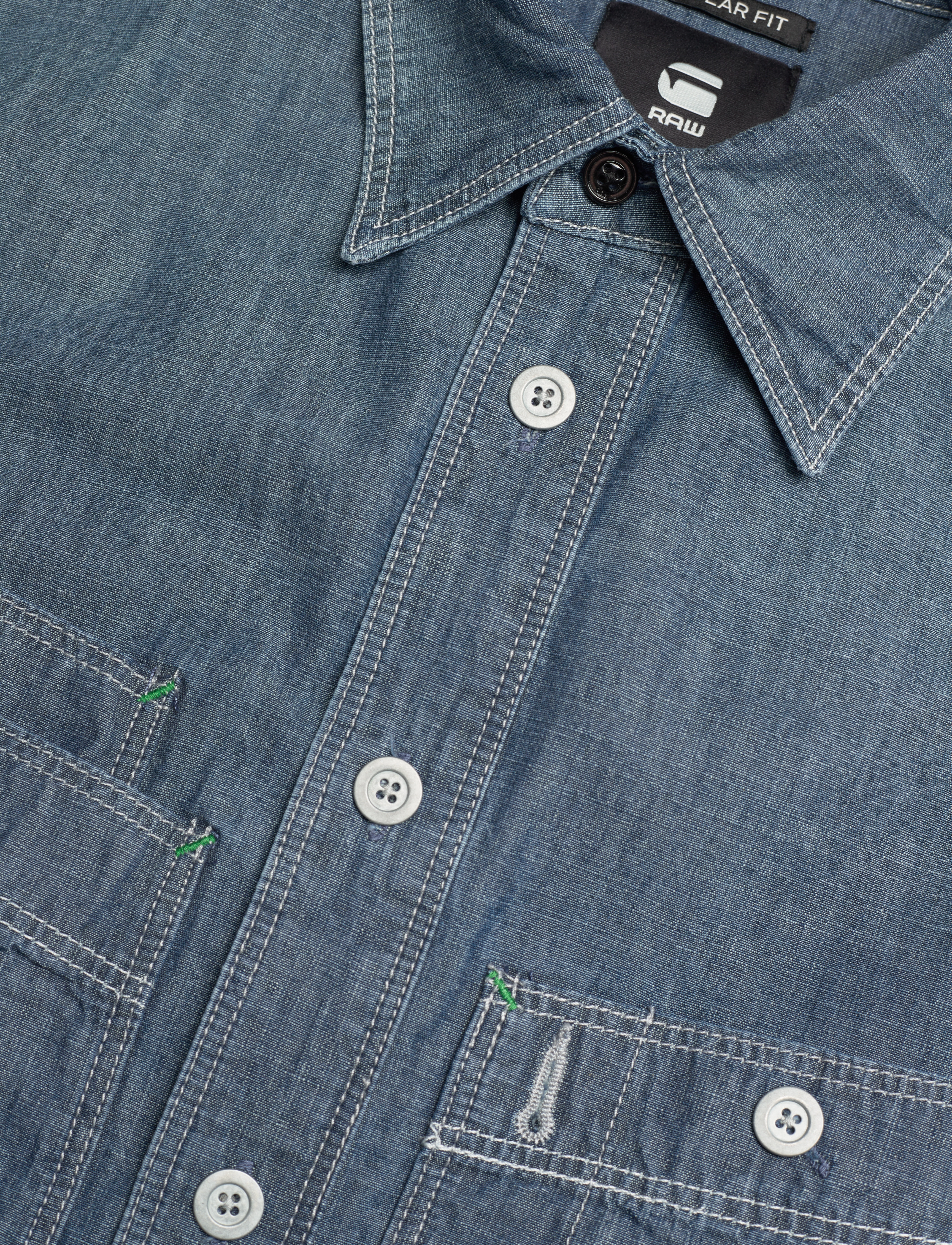 G-Star RAW - Nimes regular shirt l\s EV - faded cricket blue - 3