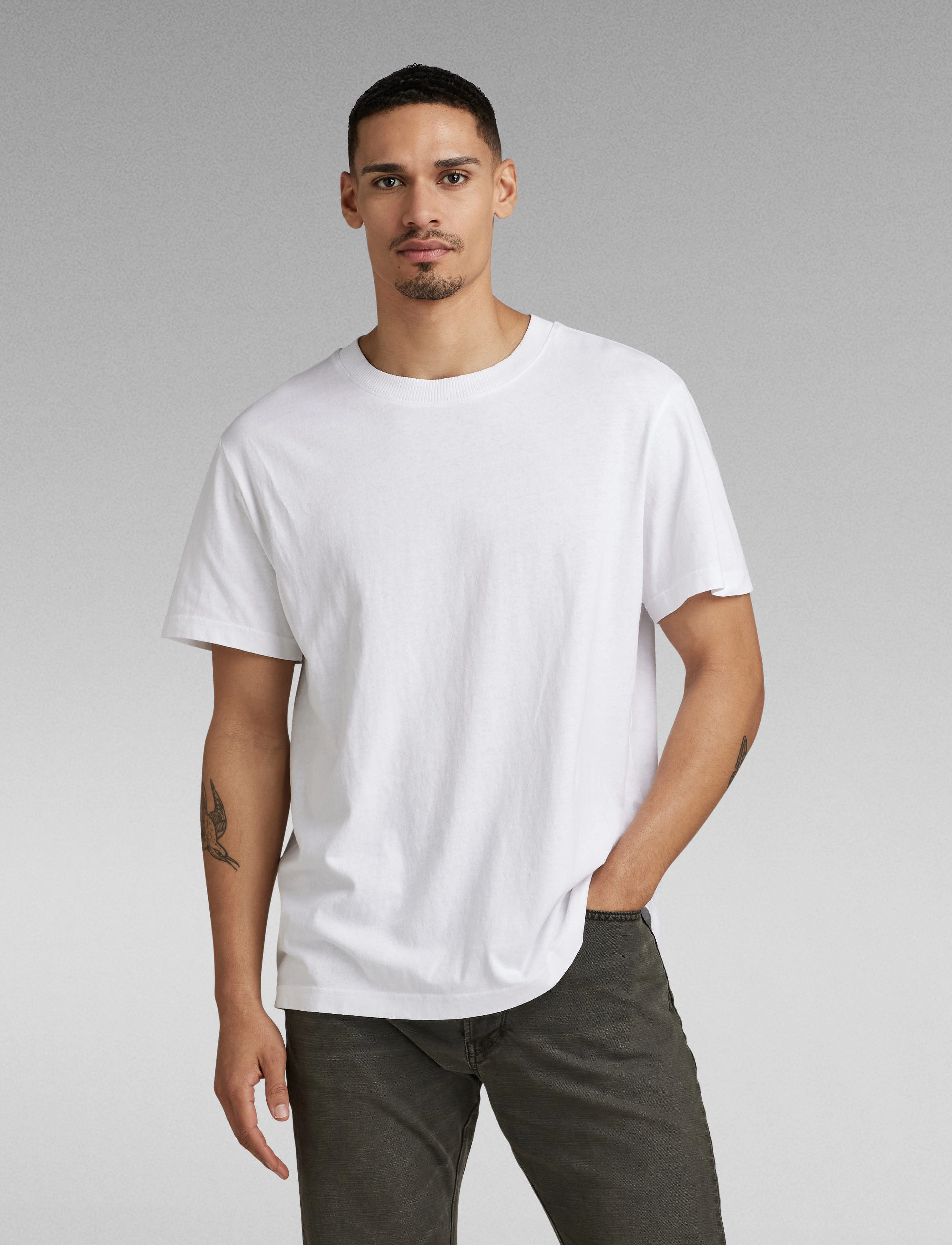 G-Star - Loose r t s\s - white - 2