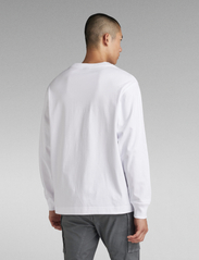 G-Star RAW - Essential loose r t l\s - långärmade t-shirts - white - 3