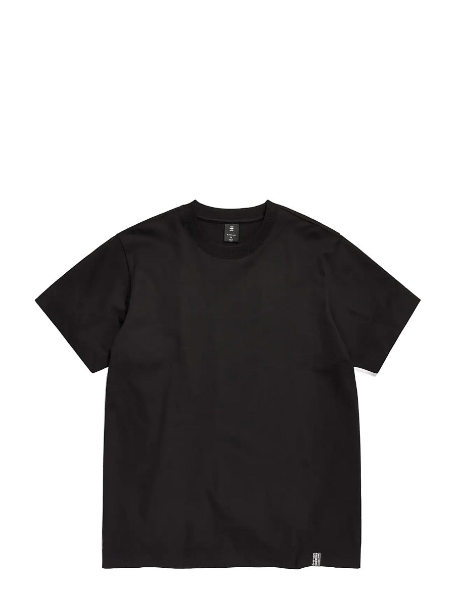 G-Star - Essential loose r t - kurzärmelige t-shirts - dk black - 0